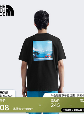 北面男女同款纯棉短袖T恤运动户外休闲透气新款TheNorthFace|8DC2