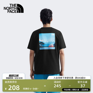 北面男女同款纯棉短袖T恤运动户外休闲透气新款TheNorthFace|8DC2