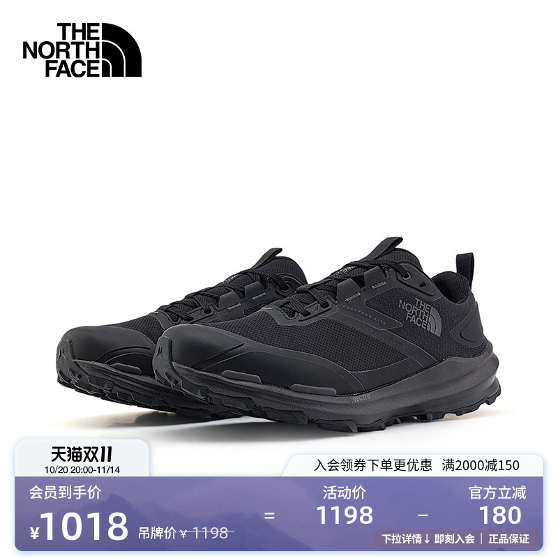 北面男防水VECTIV抓地徒步鞋