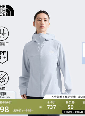 北面女Shadow LIGHTRANGE户外多效衣野行防晒TheNorthFace|8BWB