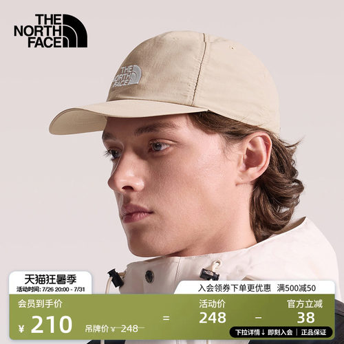 北面男女同款运动鸭舌帽