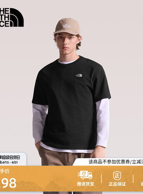 北面短袖T恤男女同款纯棉运动户外休闲透气新款TheNorthFace|8GWE