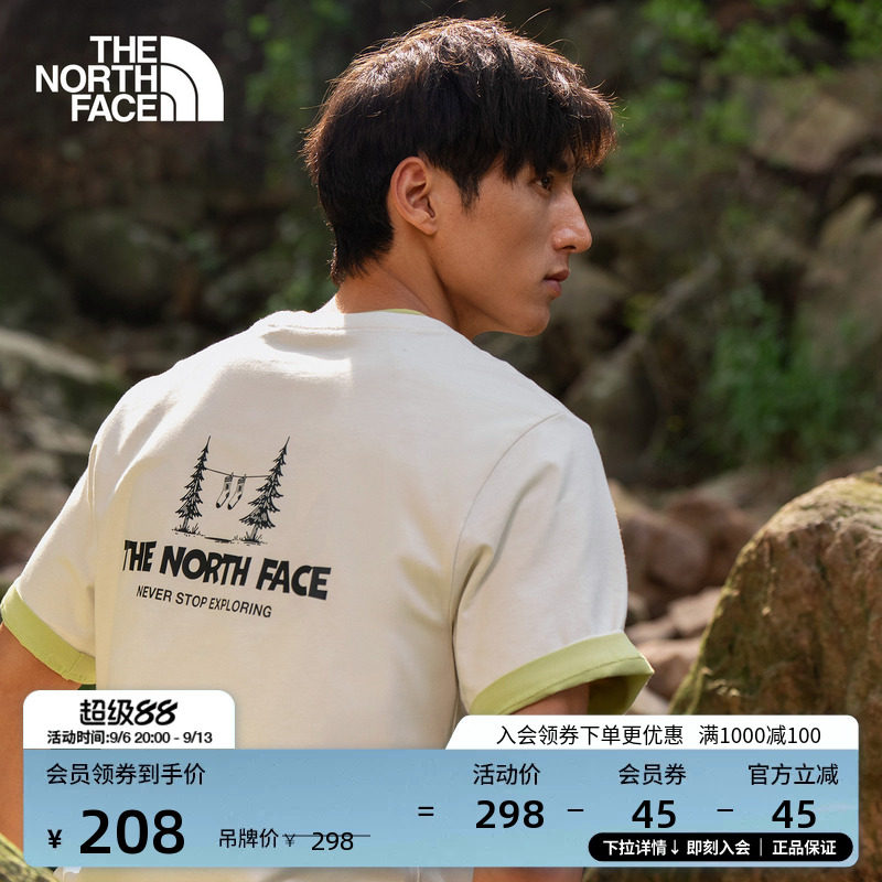 【李昀锐同款】北面短袖T恤男女纯棉运动户外新TheNorthFace|8GVD图片