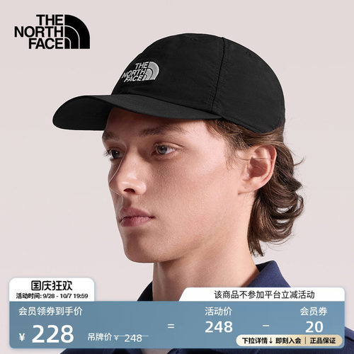 北面男女同款运动鸭舌帽