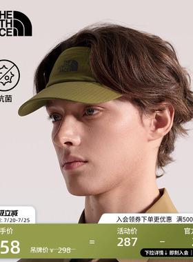 北面空顶鸭舌帽运动帽男女轻量防晒速干户外TheNorthFace|8A2G
