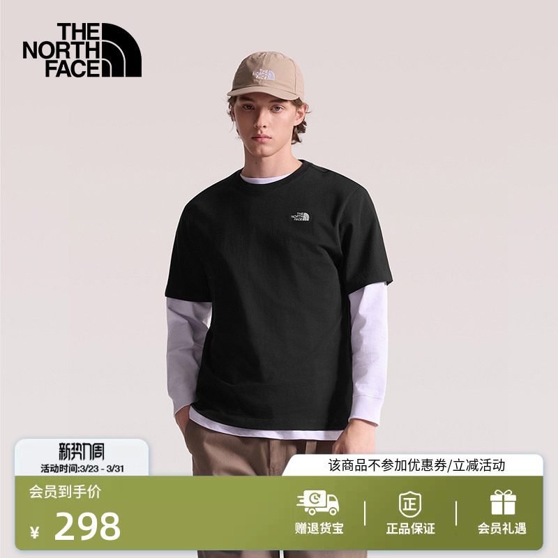 北面短袖T恤男女同款纯棉运动户外休闲透气新款TheNorthFa