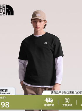 北面短袖T恤男女同款纯棉运动户外休闲透气新款TheNorthFace|8GWE