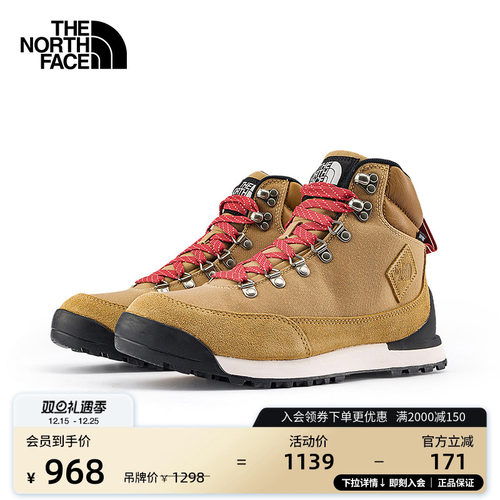 北面女Berkeley防水休闲鞋靴