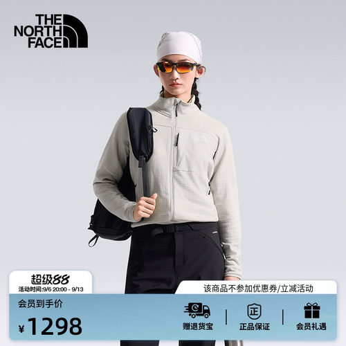 北面女轻量保暖抓绒衣