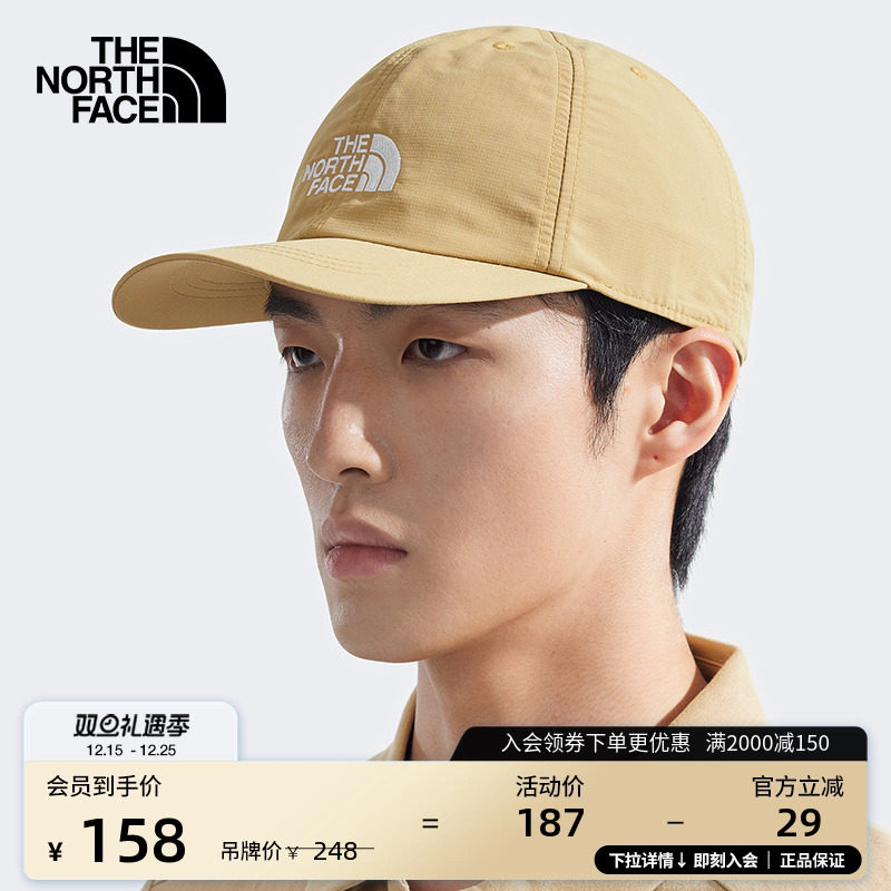北面男女同款运动鸭舌帽