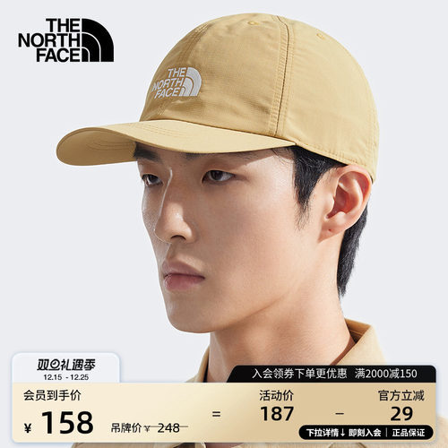 北面男女同款运动鸭舌帽