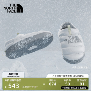 TheNorthFace 5G2B 轻便抓地防泼水面包鞋 北面女Mule鹅绒营地鞋