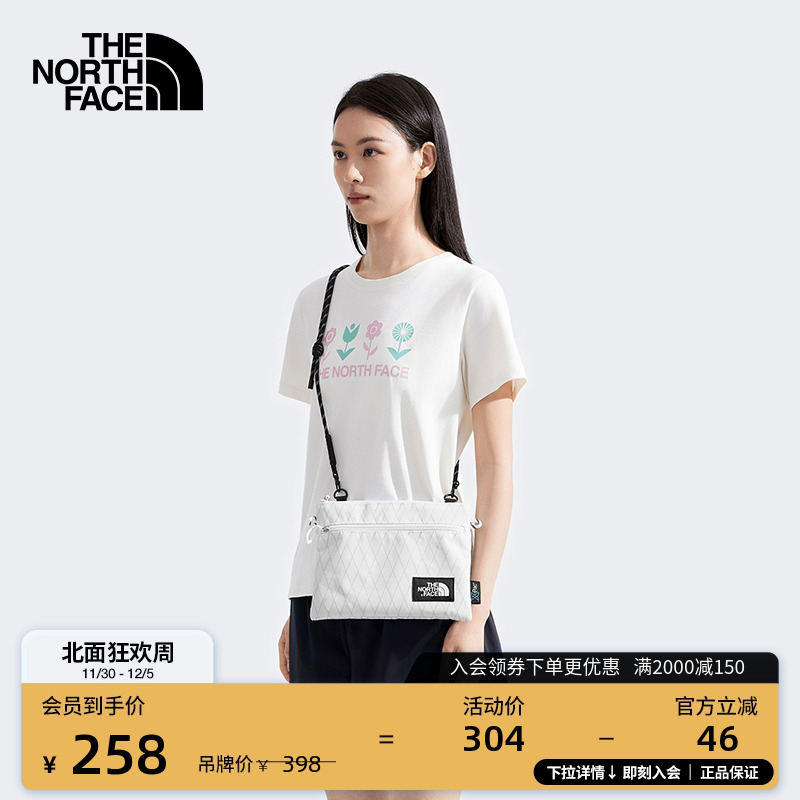 北面男女同款斜挎单肩包