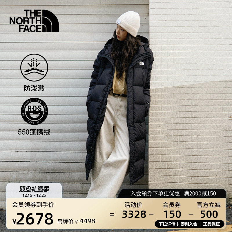 经典款北面男女同款长款羽绒服
