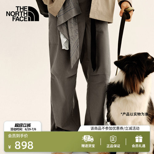 北面男多口袋休闲长裤