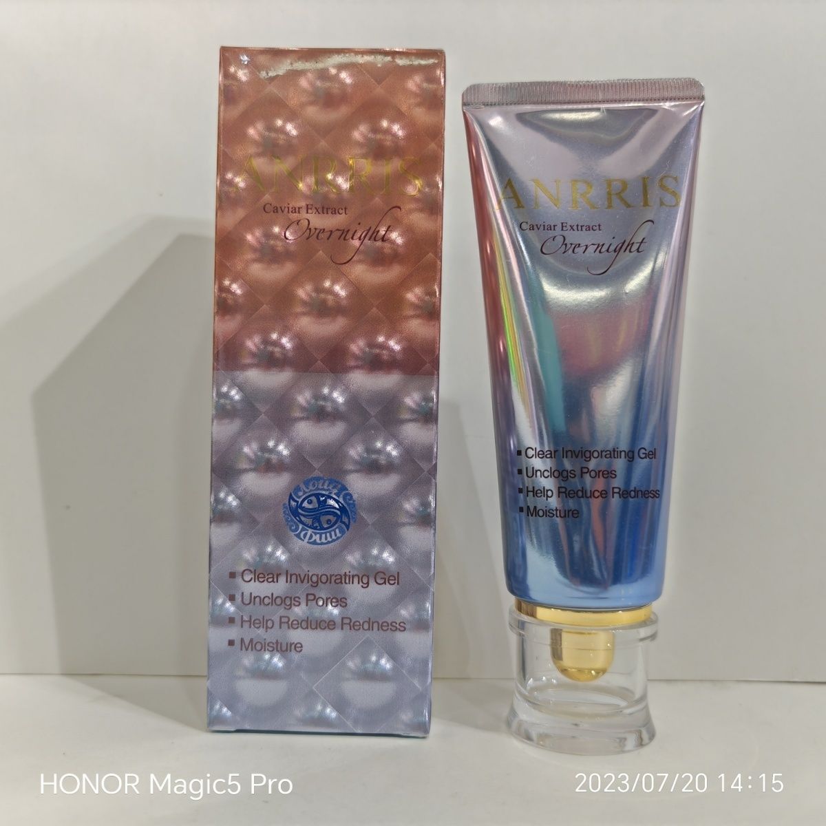 ANRRIS爱莉斯鱼子精华亮润补水洁面乳100g深层清洁滋润干纹晶