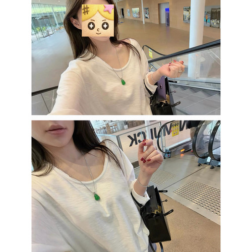 JofayAmigo【】松弛中袖T恤 休闲通勤慵懒 T1048
