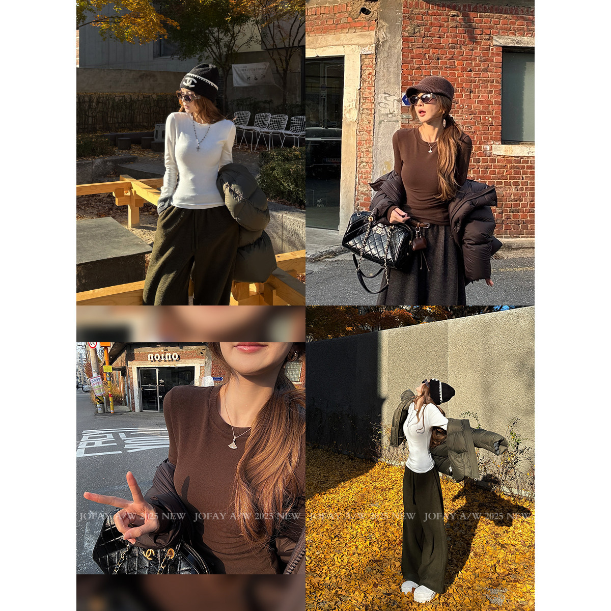 小侨jofay 2025秋冬新款女装爆款封神百搭加绒打底内搭上衣t恤,女装/女士精品,T恤,淘宝优惠券,粉丝福利购,淘宝优惠卷