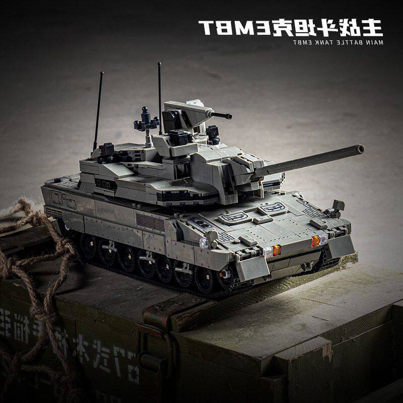 六一儿童节礼物联合男孩12GO积木EM欧洲玩具遥控KF5196001BT坦克-