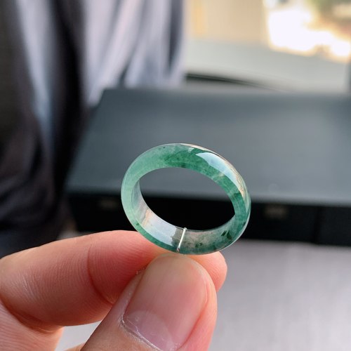天然A货翡翠冰种19号戒指