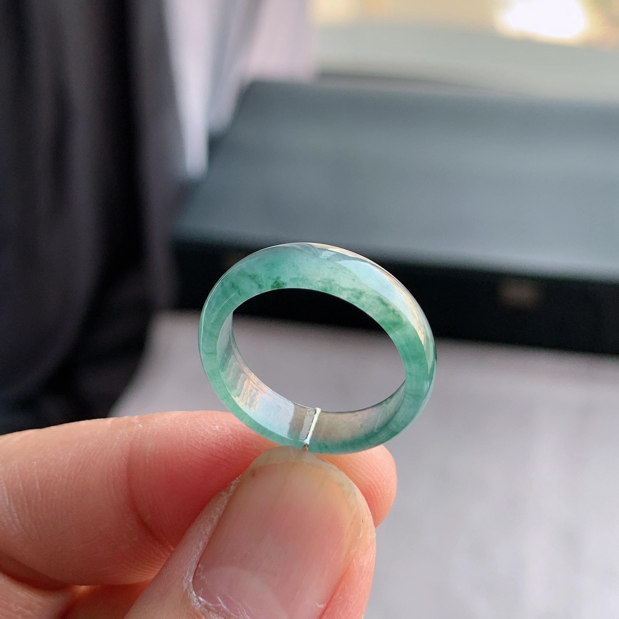 天然A货翡翠 冰种17号冰飘花戒指指环戒圈122500488,珠宝/钻石/翡翠,戒指/指环,淘宝优惠券,粉丝福利购,淘宝优惠卷