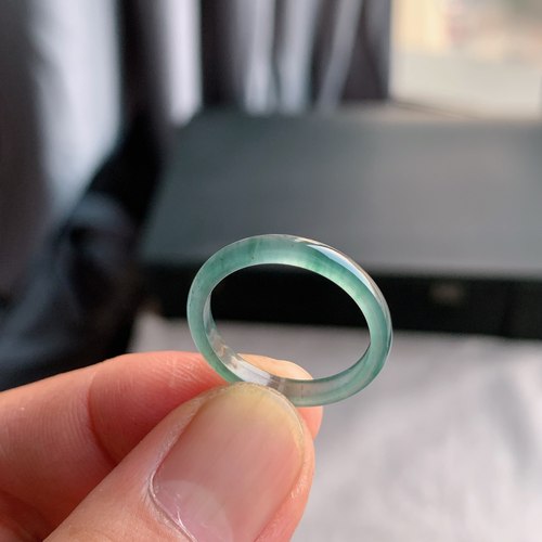 天然A货翡翠冰种16号戒指指环
