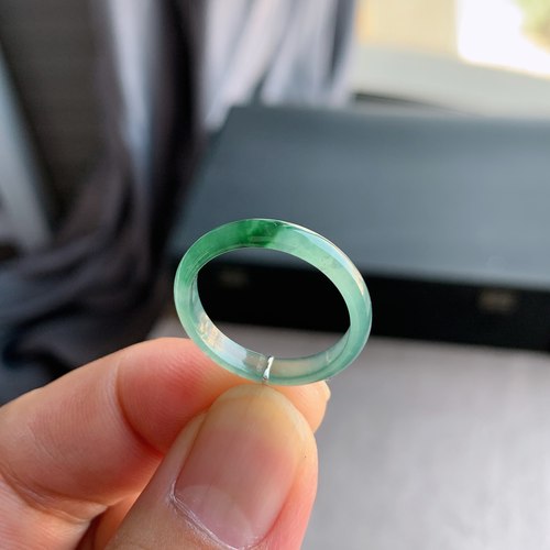 天然A货翡翠冰种19号戒指