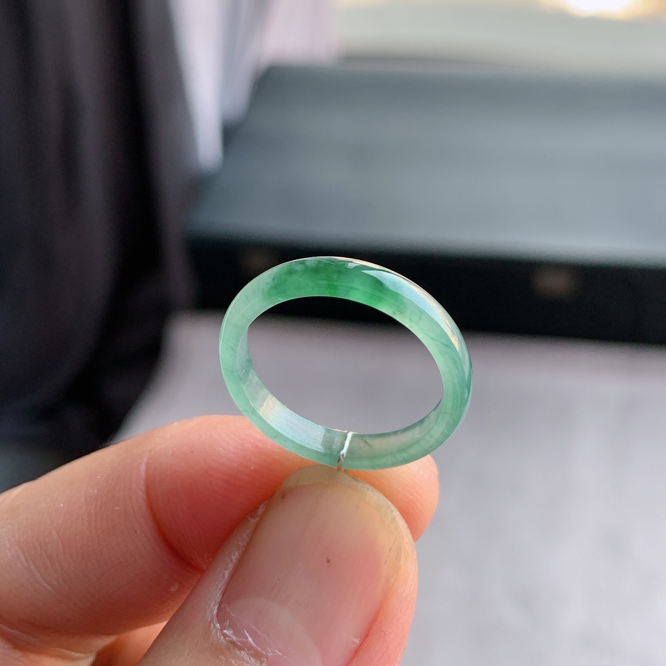 天然A货翡翠 冰种16号飘绿花戒指指环戒圈22700771,珠宝/钻石/翡翠,戒指/指环,淘宝优惠券,粉丝福利购,淘宝优惠卷