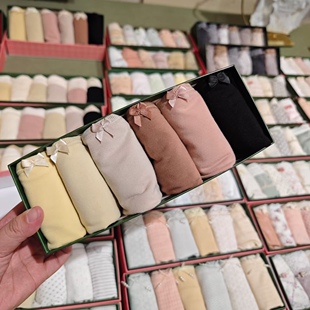 防漏66008 纯棉舒适微收腹中腰平角女生理裤 秘语女士新款 姨妈裤