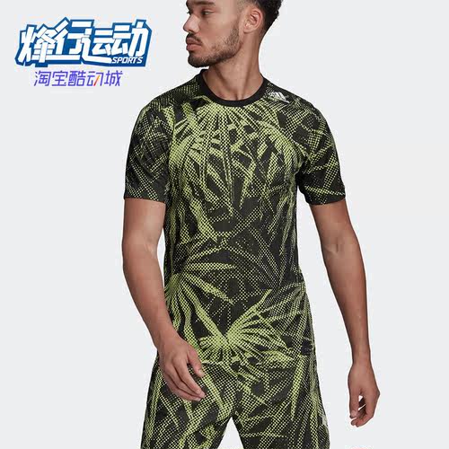 阿迪达斯正品男子休闲运动短袖