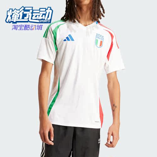 阿迪达斯男士足球运动短袖球衣