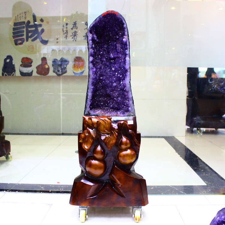 天然紫水晶洞 巴西紫晶盆 乌拉圭钱袋子紫晶洞片水晶簇族原石玛瑙