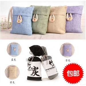 汽车竹炭包除味去甲醛车载车用碳包新车活性炭除异味除湿用品摆件