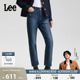 直脚深蓝女牛仔裤 美颜牛仔422修身 Lee商场款 潮流 张凌赫代言