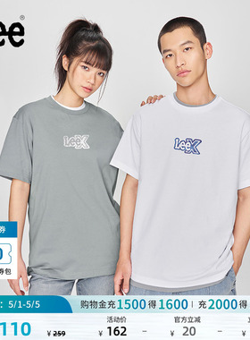 Lee舒适版经典圆领Logo印花男女同款短袖T恤休闲潮流LUT0098394LE