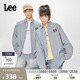 牛仔衬衫 复古长袖 LUT0098326DE 翻领复古浅蓝色男女同款 Lee宽松版