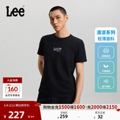 圆领3D图案Logo印花设计男轻薄短袖 Lee26春夏新品 标准版 T恤潮流