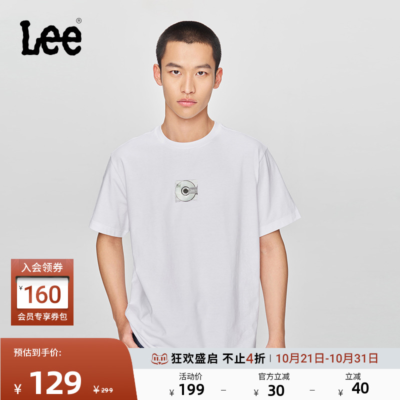 Lee舒适版圆领短袖T恤