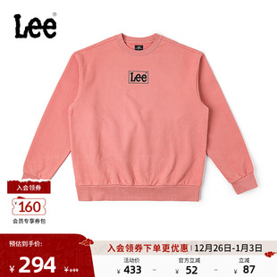 卫衣休闲潮流LMT007883204 圆领刺绣Logo男长袖 Lee商场同款 舒适版