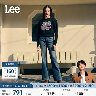 427标准喇叭深蓝色女牛仔裤 Lee软fufu商场款 潮流 张凌赫代言