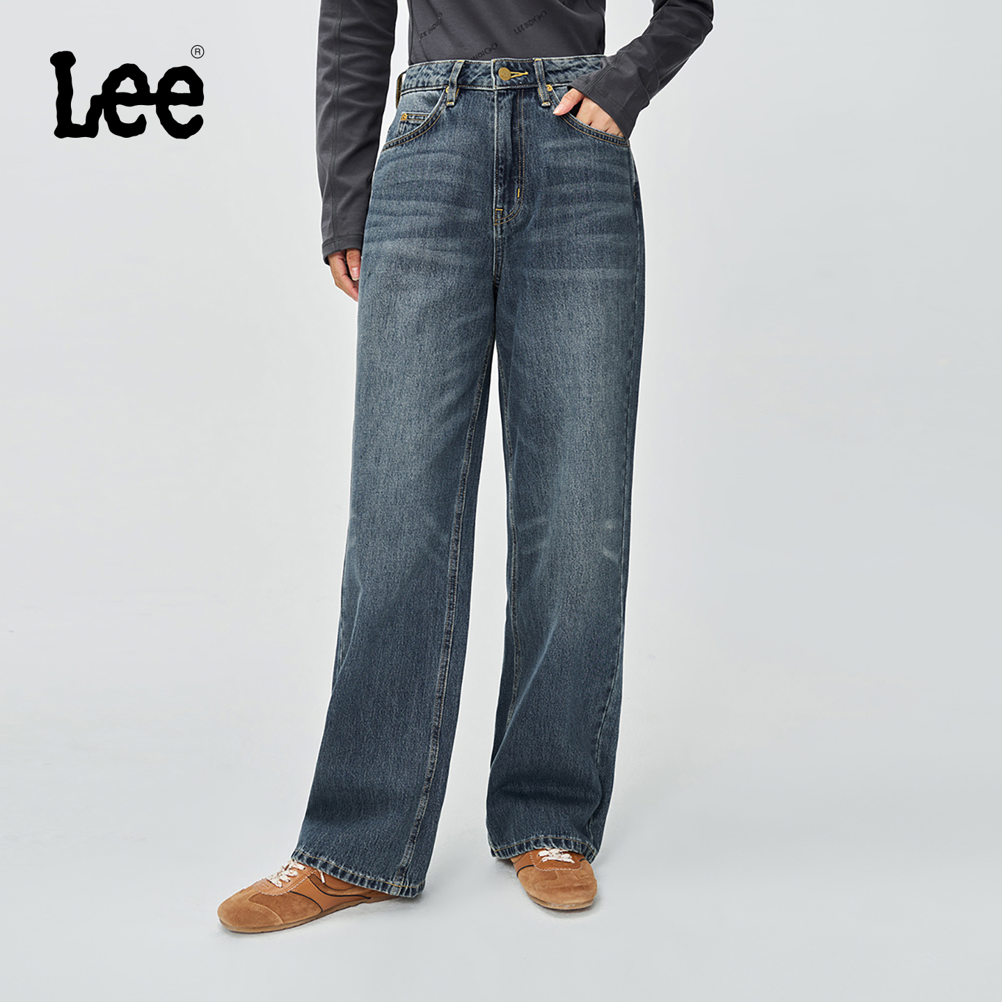 428舒适高腰直脚