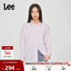 Lee商场同款 休闲LWT007717201 衬衫 25新品 Oversize条纹宽松女长袖