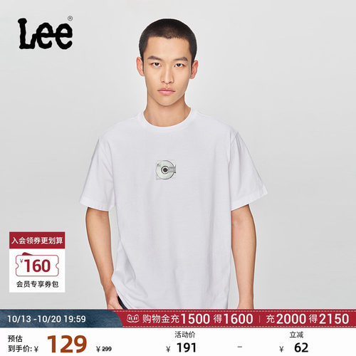Lee舒适版圆领短袖T恤