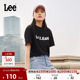 Lee25新品 T恤休闲潮LUT0098404LE 短袖 舒适版 圆领字母印花男女同款