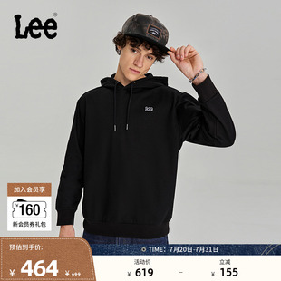 卫衣休闲潮流休闲LMT00 Lee商场同款 经典 色舒适版 型logo男连帽长袖
