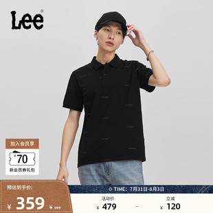 休闲LMT007473203 Lee商场同款 标准版 日常简约Logo男短袖 polo衫