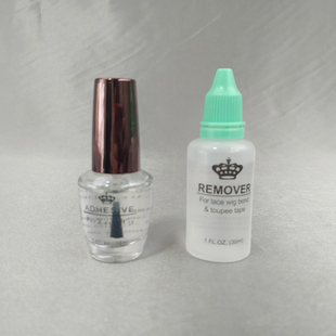 蕾丝发块胶水接发去胶液拆发水Lace hair block glue Remover