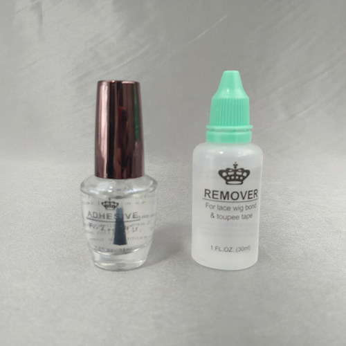 蕾丝发块胶水接发去胶液拆发水Lace hair block glue Remover