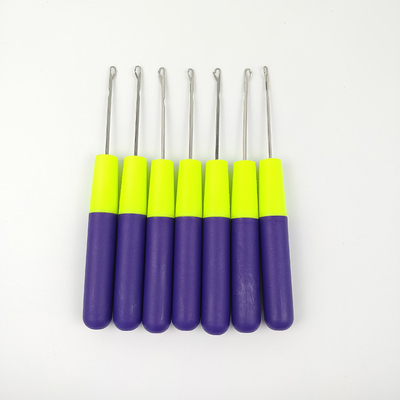 假发接发钩针 罗马卷脏辫大辫子钩针 塑料柄钩针crochet needle