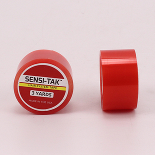 假发织发补发块专用双面胶红色胶带 lace wigs tape SENSI-TAK